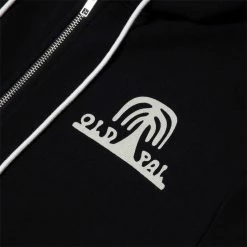 Old Pal Provisions Hoodies & Sweatshirts LAZY PALM ZIP UP HOODED SWEATSHIRT
