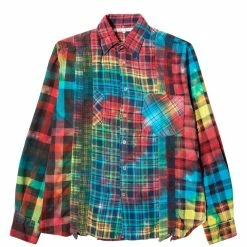 Needles 7 CUTS FLANNEL TIE DYE SHIRT FW20 7 Shirts