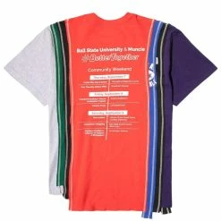 Needles 7 CUTS SS TEE COLLEGE SS21 37 T-Shirts & Long Sleeves