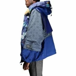 Kapital Outerwear 60/40 SASHIKO PRINT KAMAKURA ANORAK BLOUSON