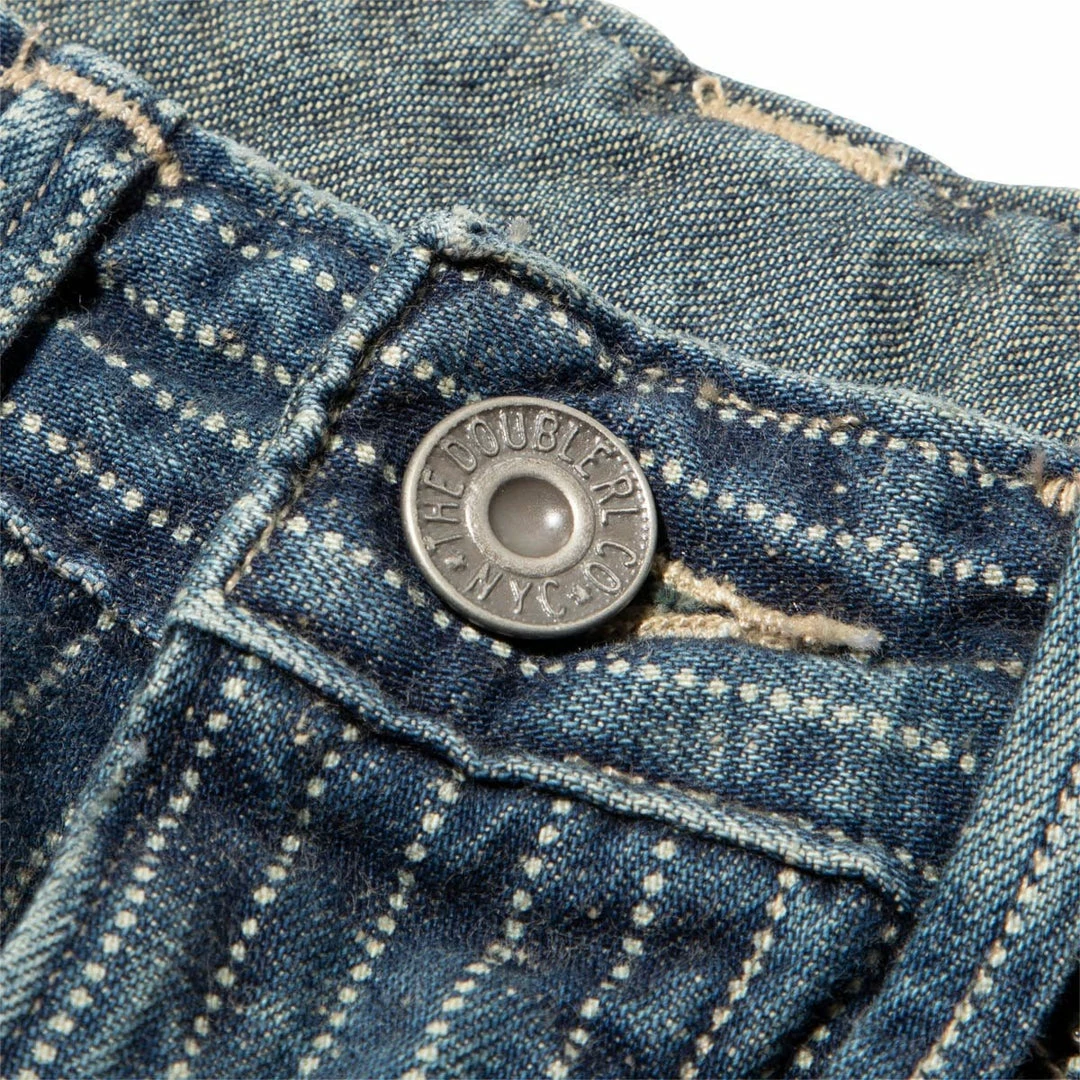 Outlet 🔥 RRL STRAIGHT FIT STRIPED INDIGO PANTS (LATTING WORK) Bottoms 🎁 3 RRL STRAIGHT FIT STRIPED INDIGO PANTS (LATTING WORK) Bottoms