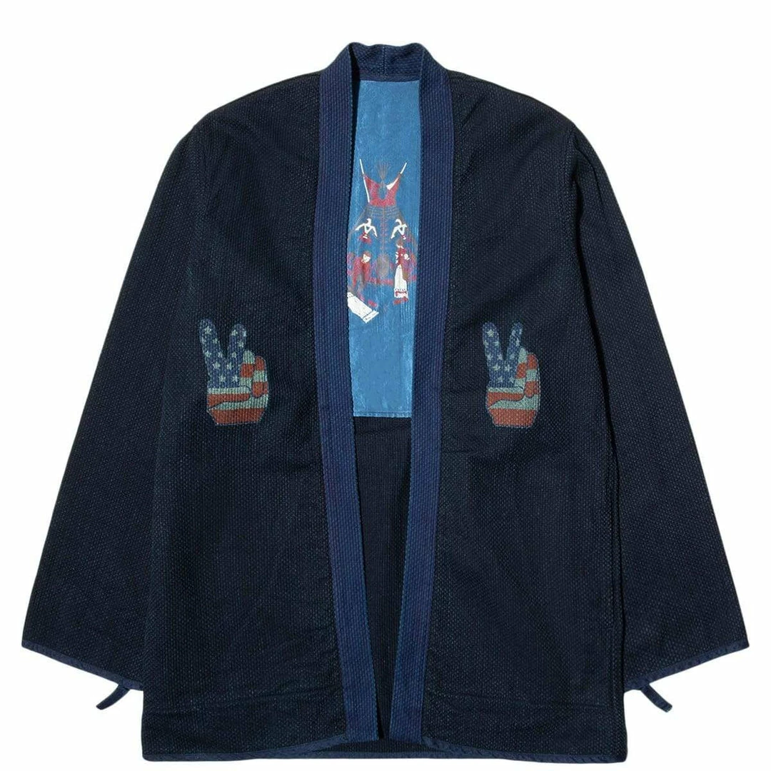 Hot Sale π Kapital IDG DO-GI CANVAS SHA-KA JKT (FREEDOM) Outerwear π 1 Kapital IDG DO-GI CANVAS SHA-KA JKT (FREEDOM) Outerwear