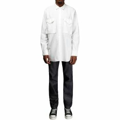 Nonnative Shirts HUNTER LONG SHIRT COTTON CHAMBRAY