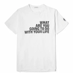 Engineered Garments CROSS CREW NECK T-SHIRT T-Shirts & Long Sleeves