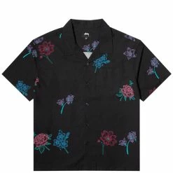 Stüssy Shirts HAND DRAWN FLOWER SHIRT