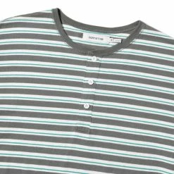 Nonnative DWELLER HENLEY S/S TEE COTTON JERSEY T-Shirts & Long Sleeves