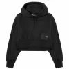 Adidas Y-3 Hoodies & Sweatshirts WOMEN'S STACKED BADGE CROPPED HOODY
