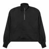 Adidas Y-3 WOMEN'S STACKED LOGO HALF-ZIP SWEATER