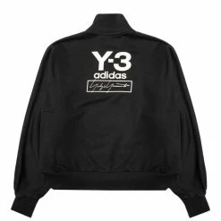 Adidas Y-3 WOMEN'S STACKED LOGO HALF-ZIP SWEATER