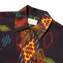 Aries Shirts IKAT PRINT HAWAIIAN SHIRT