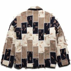 BODE Outerwear BRICK TRIO QUILT JACKET