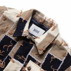 BODE Outerwear BRICK TRIO QUILT JACKET