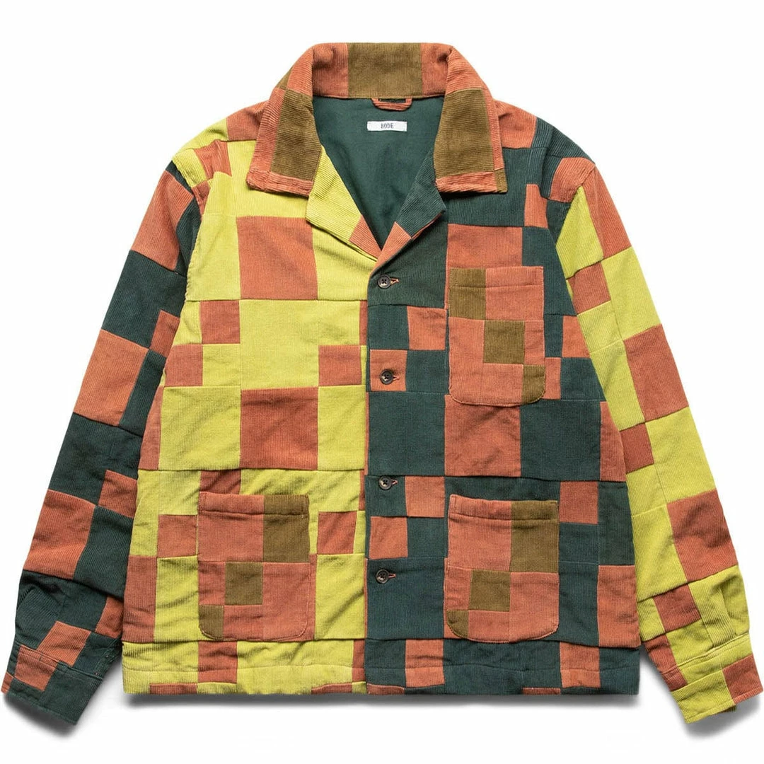 Top 10 π BODE Outerwear CORDUROY FOUR PATCH OVERSHIRT π 1 BODE Outerwear CORDUROY FOUR PATCH OVERSHIRT