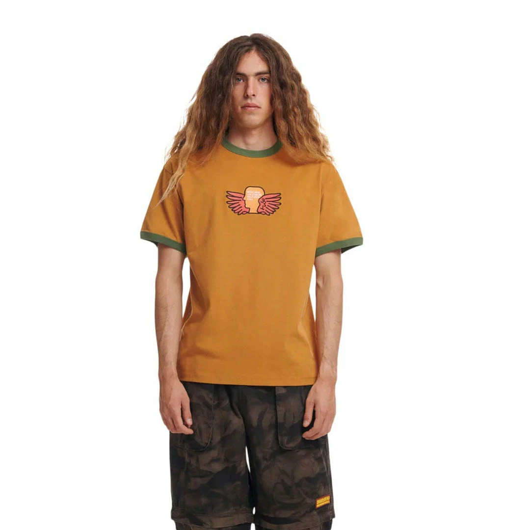 New ✨ Brain Dead FLYERS RINGER T-SHIRT T-Shirts & Long Sleeves 🧨 4 Brain Dead FLYERS RINGER T-SHIRT T-Shirts & Long Sleeves