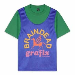 Brain Dead GRAFIX TEAM JERSEY T-Shirts & Long Sleeves
