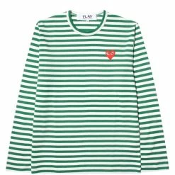 Comme Des Garçons Play T-Shirts & Long Sleeves PLAY STRIPED T-SHIRT