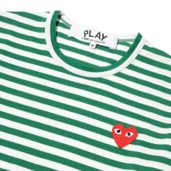 Comme Des Garçons Play T-Shirts & Long Sleeves PLAY STRIPED T-SHIRT