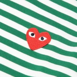 Comme Des Garçons Play T-Shirts & Long Sleeves PLAY STRIPED T-SHIRT