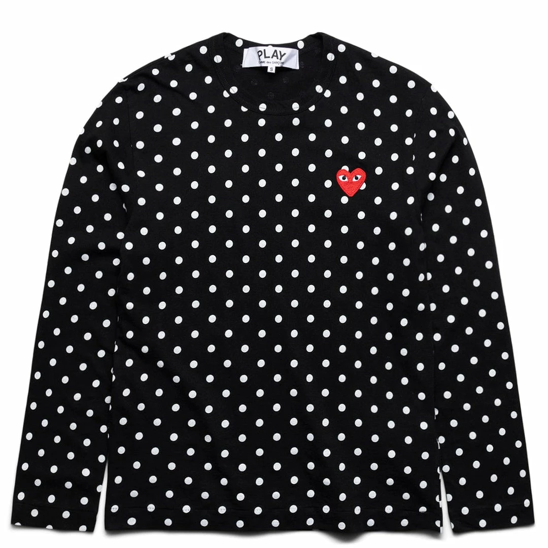 Best deal 🛒 Comme Des Garçons Play PLAY POLKA DOT T-SHIRT ⌛ 1 Comme Des Garçons Play PLAY POLKA DOT T-SHIRT