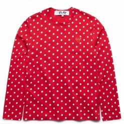 Comme Des GarΓ§ons Play T-Shirts & Long Sleeves PLAY POLKA DOT T-SHIRT