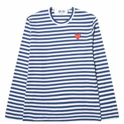 Comme Des Garçons Play PLAY STRIPED T-SHIRT