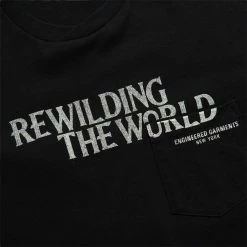 Engineered Garments T-Shirts & Long Sleeves PRINTED CROSS CREW NECK T-SHIRT