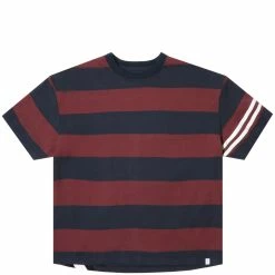Facetasm RUGBY STRIPE BIG TEE T-Shirts & Long Sleeves