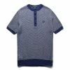 Fred Perry Shirts TWO COLOUR TEXTURE KNIT HENLEY