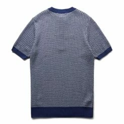 Fred Perry Shirts TWO COLOUR TEXTURE KNIT HENLEY