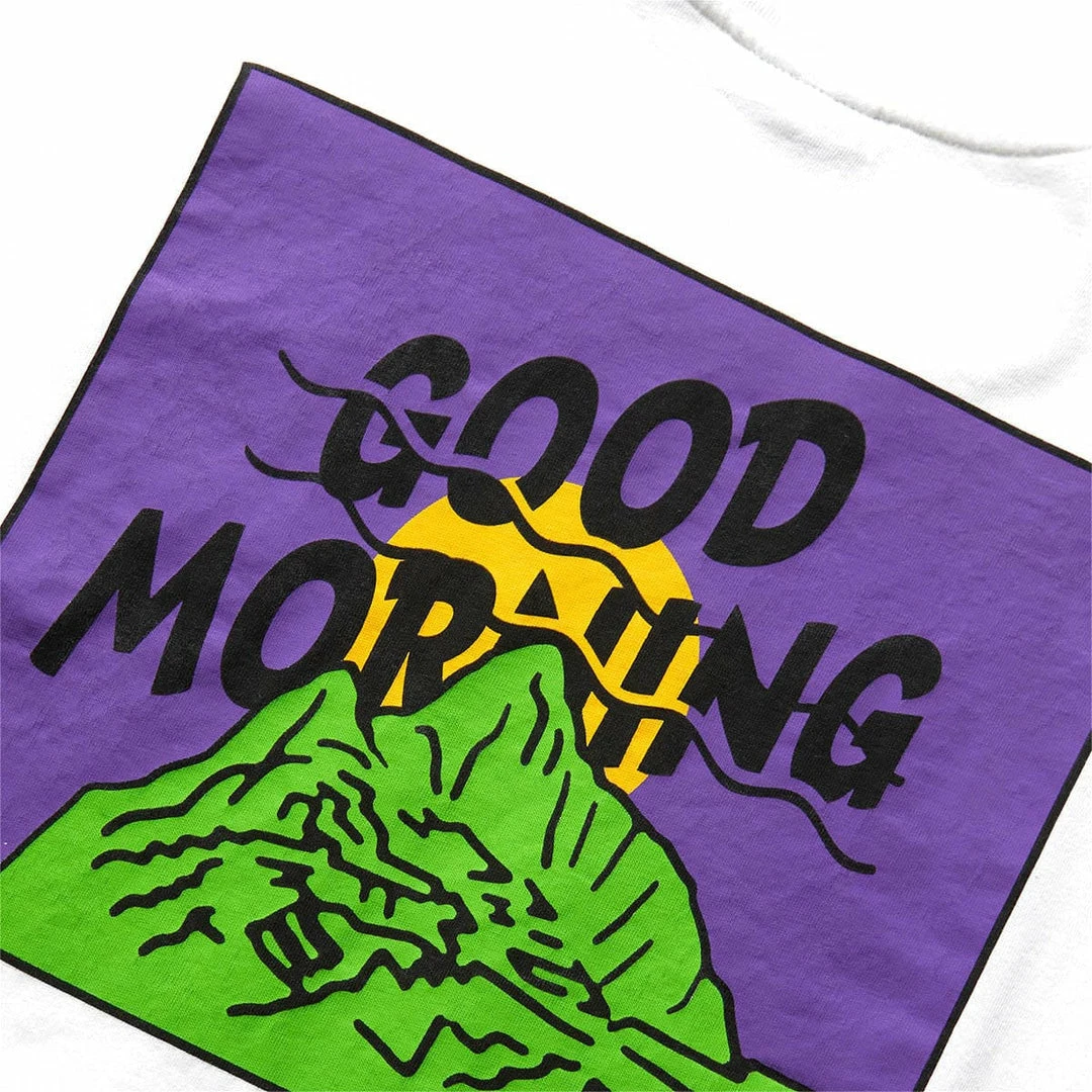 Cheap π Good Morning Tapes GOOD MORNING MOUNTAIN LS TEE T-Shirts & Long Sleeves π 5 Good Morning Tapes GOOD MORNING MOUNTAIN LS TEE T-Shirts & Long Sleeves