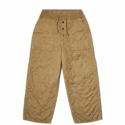 Kapital Bottoms DENSED TWILL X QUILTING PANTS