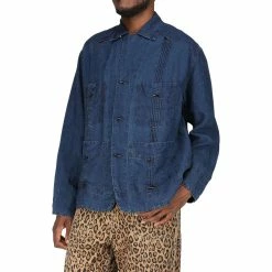 Kapital INDIGO LINEN CUBA COVERALL