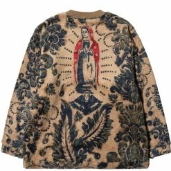 Kapital DAMASK FLEECE BIG SWEAT (VIRGINMARY) Hoodies & Sweatshirts