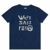 Kapital T-Shirts & Long Sleeves IDG JERSEY CREW T (WAPI SABI FOR PEACE)