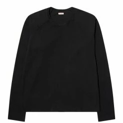 Kapital T-Shirts & Long Sleeves GAUZE JERSEY CHEF LONG SLEEVE T (SMILIE PATCH)