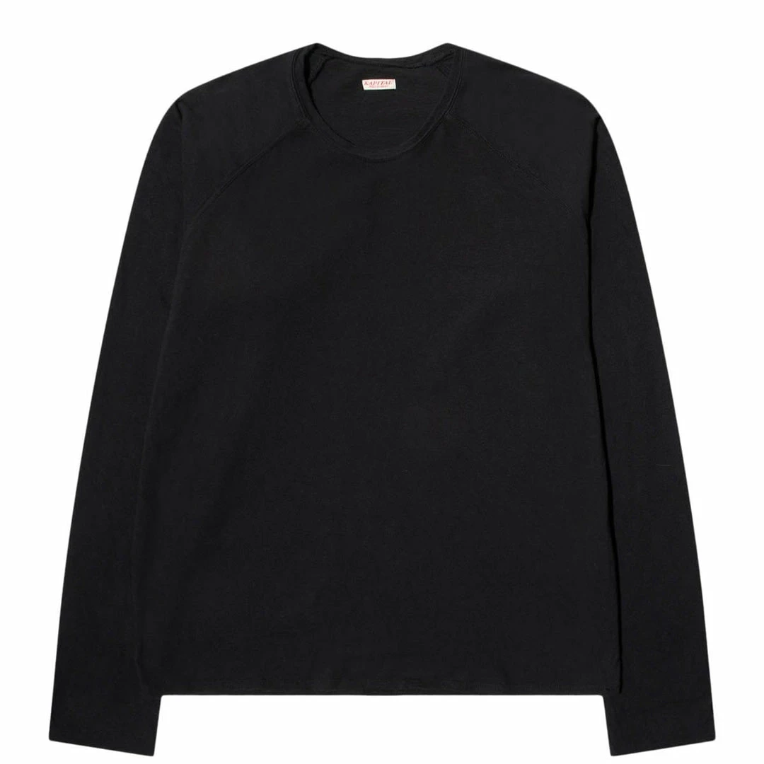 Flash Sale ✔️ Kapital T-Shirts & Long Sleeves GAUZE JERSEY CHEF LONG SLEEVE T (SMILIE PATCH) 🔔 1 Kapital T-Shirts & Long Sleeves GAUZE JERSEY CHEF LONG SLEEVE T (SMILIE PATCH)