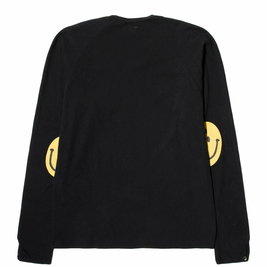 Flash Sale ✔️ Kapital T-Shirts & Long Sleeves GAUZE JERSEY CHEF LONG SLEEVE T (SMILIE PATCH) 🔔 2 Kapital T-Shirts & Long Sleeves GAUZE JERSEY CHEF LONG SLEEVE T (SMILIE PATCH)