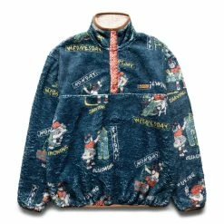 Kapital KOUNTRY CALENDAR FLEECE PULLOVER Outerwear