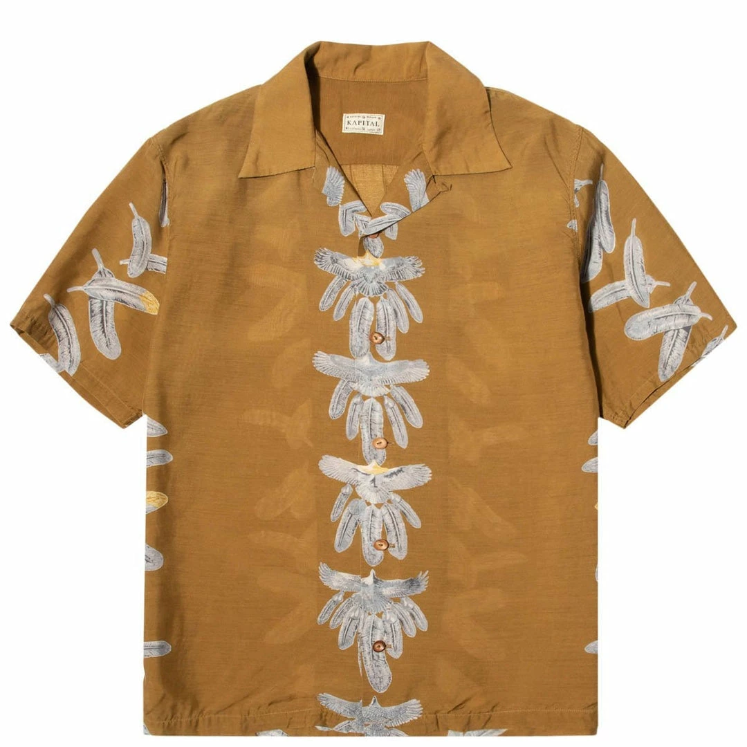 Deals 🧨 Kapital SILK RAYON EAGLE JEWEL ALOHA 👚 SHIRT 🤩 1 Kapital SILK RAYON EAGLE JEWEL ALOHA SHIRT