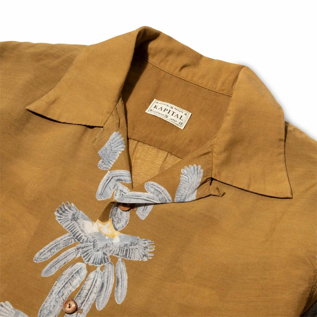Deals 🧨 Kapital SILK RAYON EAGLE JEWEL ALOHA 👚 SHIRT 🤩 3 Kapital SILK RAYON EAGLE JEWEL ALOHA SHIRT