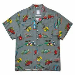 Liberaiders Shirts CAMP FUJI RAYON SHIRT