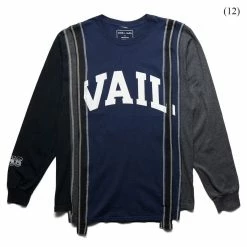 Needles 7 CUTS L/S TEE - COLLEGE SS22 (MEDIUM/MULTIPLE STYLES) T-Shirts & Long Sleeves