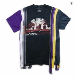 Needles T-Shirts & Long Sleeves 7 CUTS S/S TEE - COLLEGE SS22 (XS)