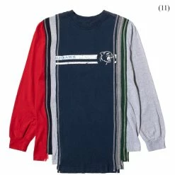 Needles T-Shirts & Long Sleeves 7 CUTS L/S TEE - COLLEGE FW21 (LARGE/MULTIPLE STYLES)