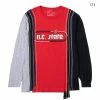 Needles T-Shirts & Long Sleeves 7 CUTS L/S TEE - COLLEGE FW21 (LARGE/MULTIPLE STYLES)