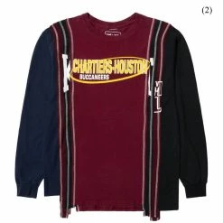 Needles T-Shirts & Long Sleeves 7 CUTS L/S TEE - COLLEGE FW21 (LARGE/MULTIPLE STYLES)