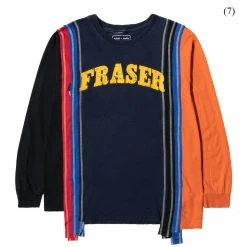 Needles T-Shirts & Long Sleeves 7 CUTS L/S TEE - COLLEGE FW21 (LARGE/MULTIPLE STYLES)