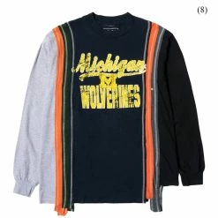 Needles T-Shirts & Long Sleeves 7 CUTS L/S TEE - COLLEGE FW21 (LARGE/MULTIPLE STYLES)