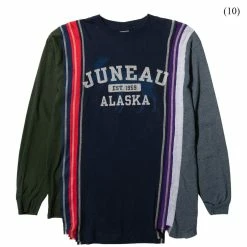 Needles 7 CUTS L/S TEE - COLLEGE FW21 (MEDIUM/MULTIPLE STYLES)