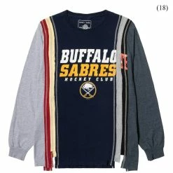 Needles 7 CUTS L/S TEE - COLLEGE FW21 (MEDIUM/MULTIPLE STYLES)